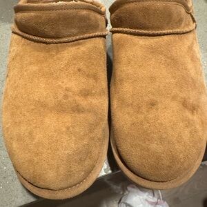 UGG Brown Suede Slippers